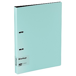 Mapa din plastic cu 2 inele Berlingo RB42D510 Instinct A4, albastru deschis-negru