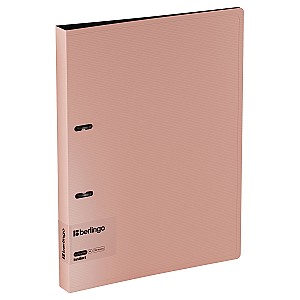 Mapa din plastic cu 2 inele Berlingo RB42D513 Instinct A4, roz-negru