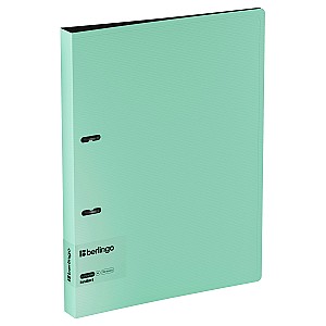 Mapa din plastic cu 2 inele Berlingo RB42D520 Instinct A4, turcoaz-negru