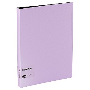 Mapa din plastic cu 4 inele Berlingo RB44D507 Instinct A4, violet-negru