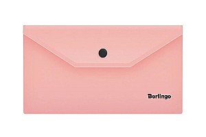Mapa-plic cu buton Berlingo Obk05513 A5+, 180 mkm, roz