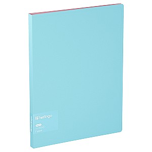 Папка-скоросшиватель Berlingo FS417921 Haze 700мкм A4, голубая-розовая