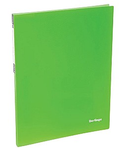 Папка-скоросшиватель Berlingo AHp00802 Neon 700мкм A4, зеленая