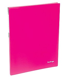 Папка-скоросшиватель Berlingo AHp00813 Neon 700мкм A4, розовая
