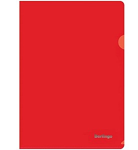 Папка-уголок Berlingo AGp04403 A4, 180 мкм, красная