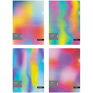 Папка-уголок Berlingo LFGA4970 Gradient A4, 200 мкм, с рисунком, глиттер