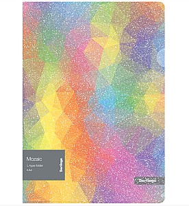 Mapa-colt Berlingo LFGA4973 Mozaic A4, 200 mkm, cu desen, glitter