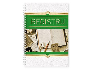 Registru 80 foi, patratele, cu spirala