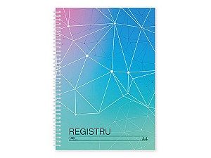 Caiet A4 140 foi, patratele, spirala