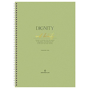 Caiet A4 80 foi patratele 56907 pe spirala, laminare mat, 80gr