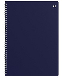 Registru 48 foi patratele 08686 spirala, coperta plastic, albastru