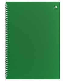 Registru 80 foi patratele 08694 spirala, coperta plastic, verde