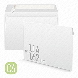 Конверт C6 (114x162) 80гр слк 60001