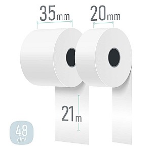 Role termo 35+20mm x 21m