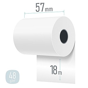 Role termo 57mm x 18m