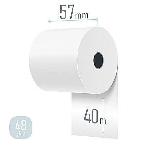 Role termo 57mm x 40m