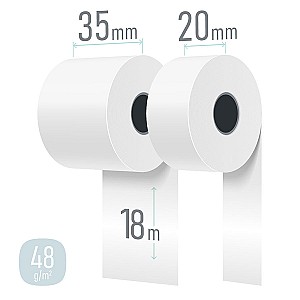 Role termo 35+20mm x 18m