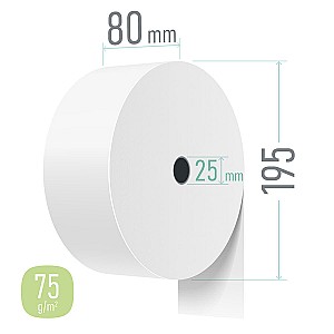 Role pentru ATM 80mm x 360m (75gr/m2)