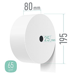 Role pentru ATM 80mm x 405m (65gr/m2)