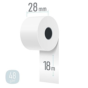 Role termo 28mm x 18m