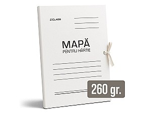 Mapa din carton cu legaturi, 260 gr