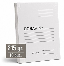 Mapa din carton cu sina 215 g (10 buc.)