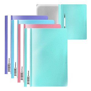 Dosar cu sina ErichKrause 50484 Diagonal Pastel A4, asortat