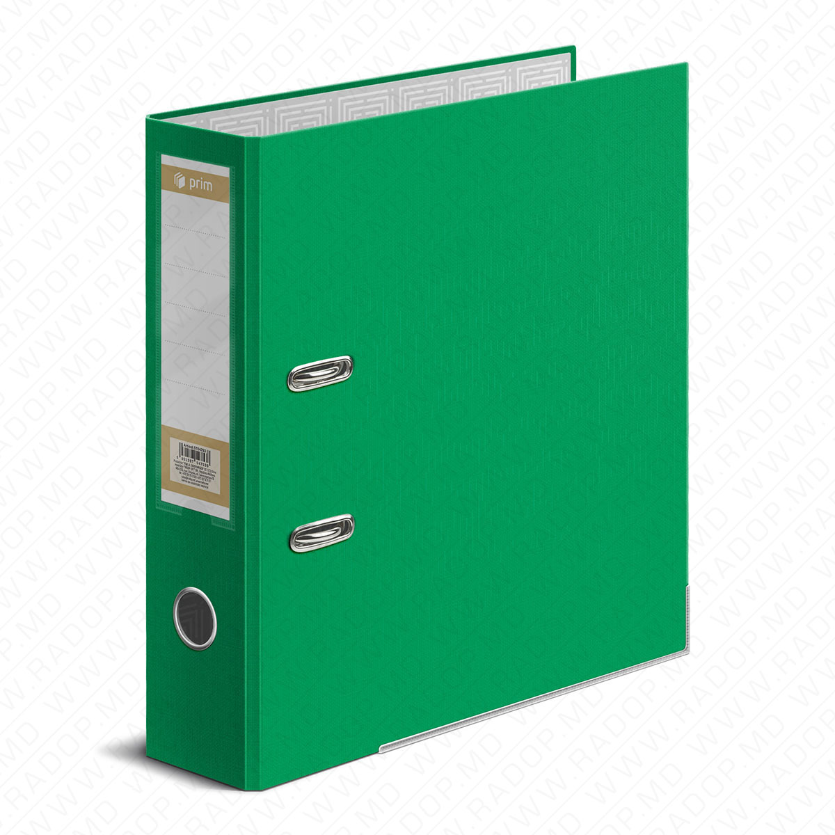Папка-регистр A4  75мм зел. PRIM ST04751