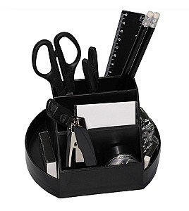 Set de masa YYA986, 14 elemente, plastic, negru