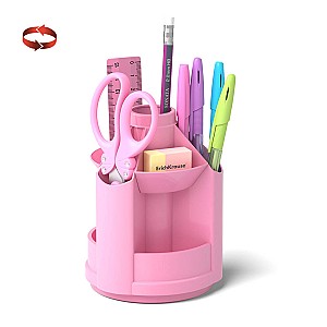 Set de masa ErichKrause 53231 Mini Desk, Pastel, 8 elemente, roz