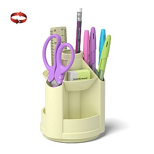 Set de masa ErichKrause 53234 Mini Desk, Pastel, 8 elemente, galben