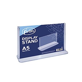 Suport de prezentare A5 Forofis 91985 Tip-T transparenta