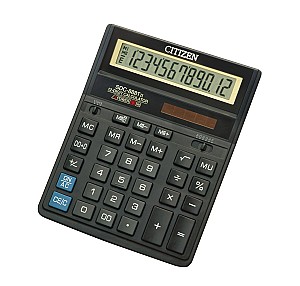 Calculator CITIZEN SDC-888 T, 12 digits, negru