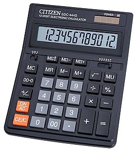 Calculator CITIZEN SDC-444S, 12 digits, negru