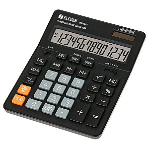 Calculator Eleven SDC554S, 14 digits, negru