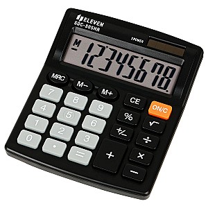 Calculator Eleven SDC805NR, 8 digits, negru