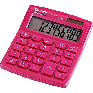 Calculator Eleven SDC810NRPK, 10 digits, roz
