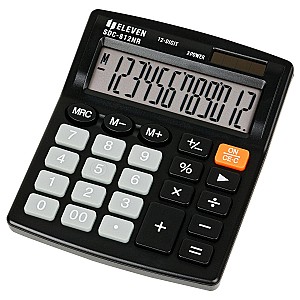 Calculator Eleven SDC812NR, 12 digits, negru