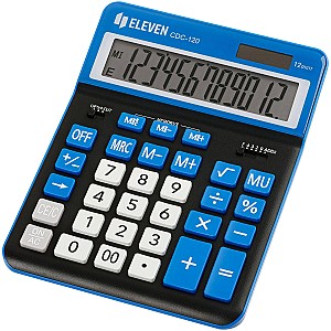 Calculator Eleven CDC120BK-NV, 12 digits, negru-albastru