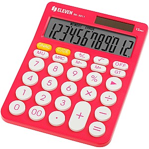 Calculator Eleven RK2311PK, 12 digits, roz