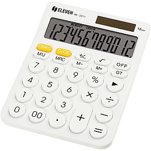 Calculator Eleven RK2311WH, 12 digits, alb