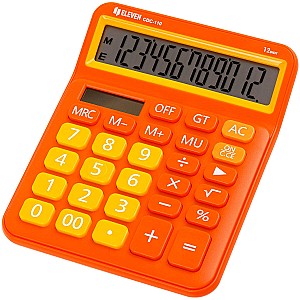 Calculator Eleven CDC110OR, 12 digits, portocaliu