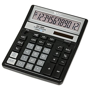 Calculator Eleven SDC888XBK, 12 digits, negru-argintiu