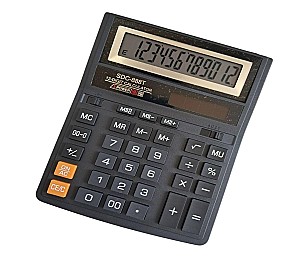 Калькулятор SDC-888 Т/ ST04830, 12 разрядов, черный