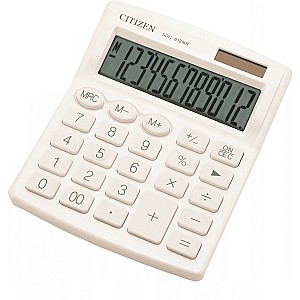 Calculator 12 digits CITIZEN SDC-812 NR-WH, alb