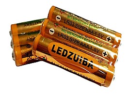 Батарейки LEDZUIBA AAA LR03, 3 штук