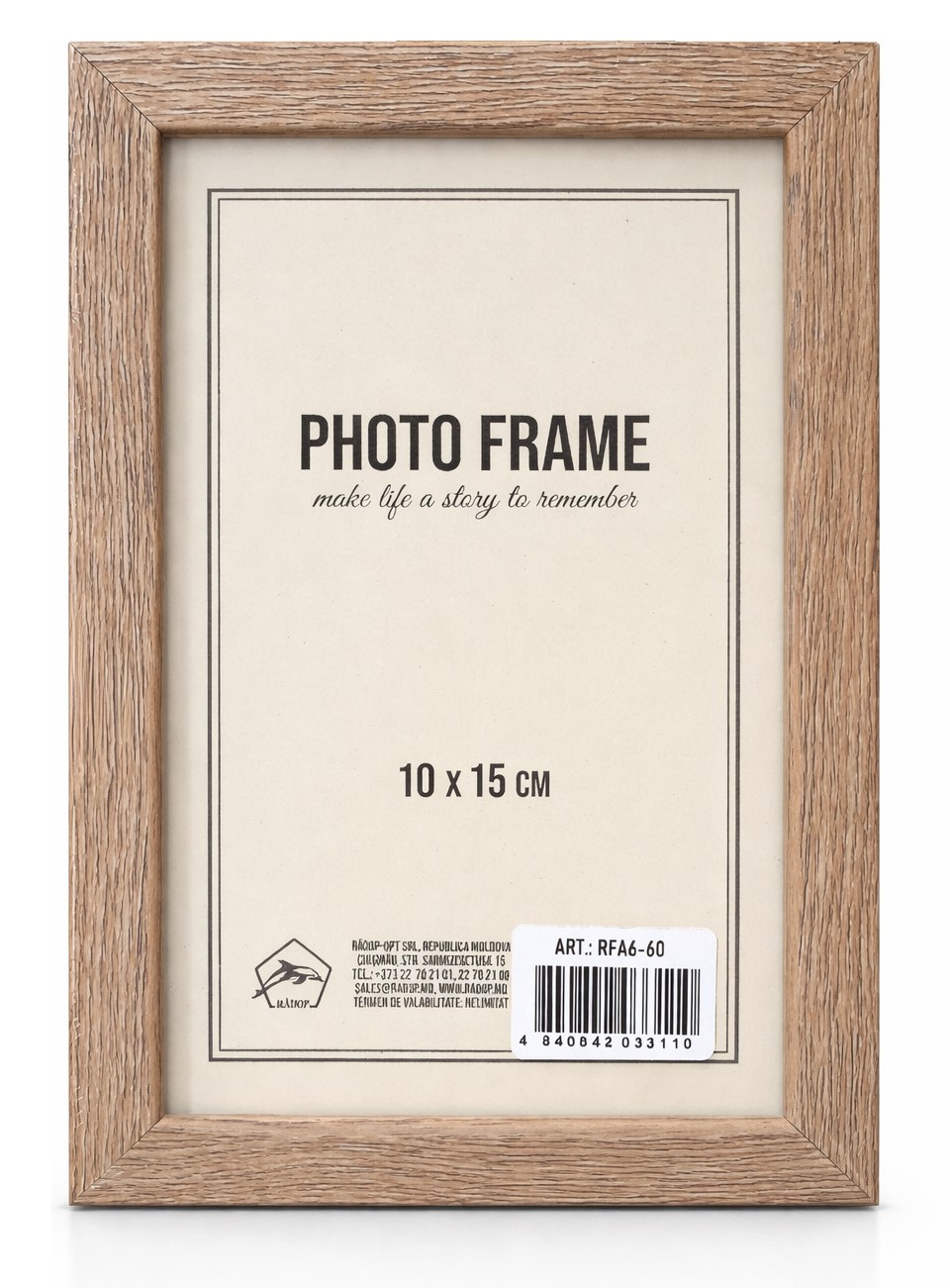 Rama foto A6 (10x15cm) RFA6-60 lemn bej