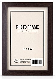 Фоторамка А6 (10х15см)  RFA6-63 темно-коричневая