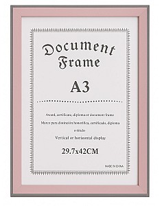 Rama foto A3 HH02362 roz deschis