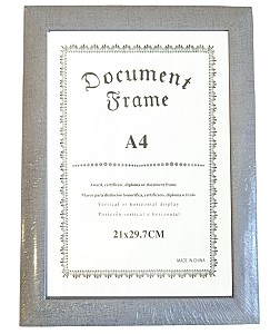 Rama foto A4 HH02365 alb cu straluci
